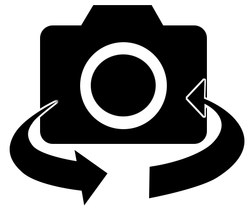 icono para cambiar de cámara - icon to switch cameras - icône pour changer de caméra